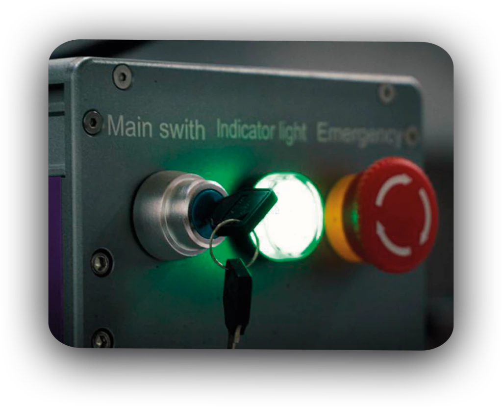 Detalhe da impressora laser